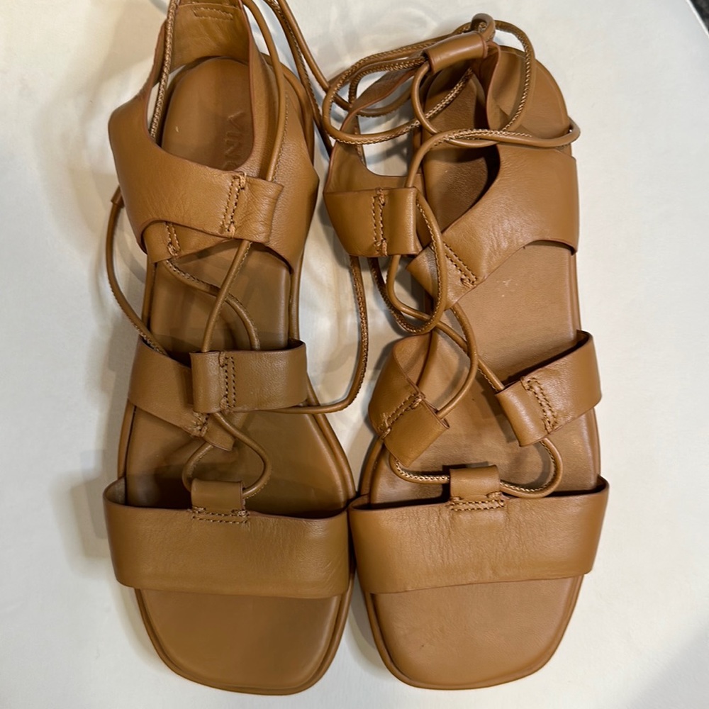 Vince brown gladiator sandal Rockwell 8M